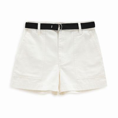 Pantalones Cortos Vans Clark Mujer Blancas | CO165980