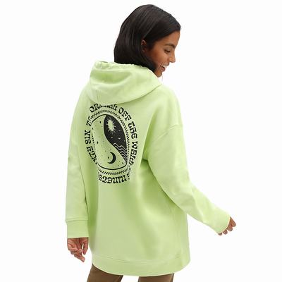 Sudadera Con Capucha Vans Side By Side Mujer Verde | CO328957